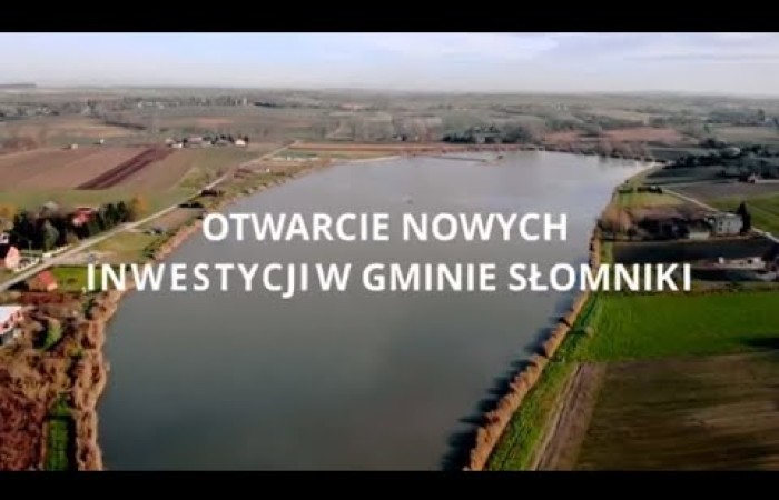 Otwarcie 3 nowych inwestycji w gminie Słomniki